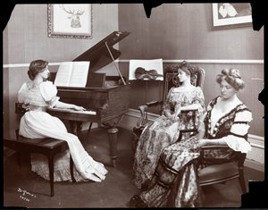 Piano konsert, New York, 1907 (sølv gelatintrykk)